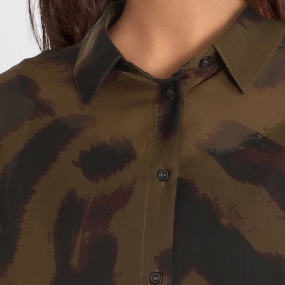 BNWT ICHI Sheer Tunic Blouse - Picture 6 of 8